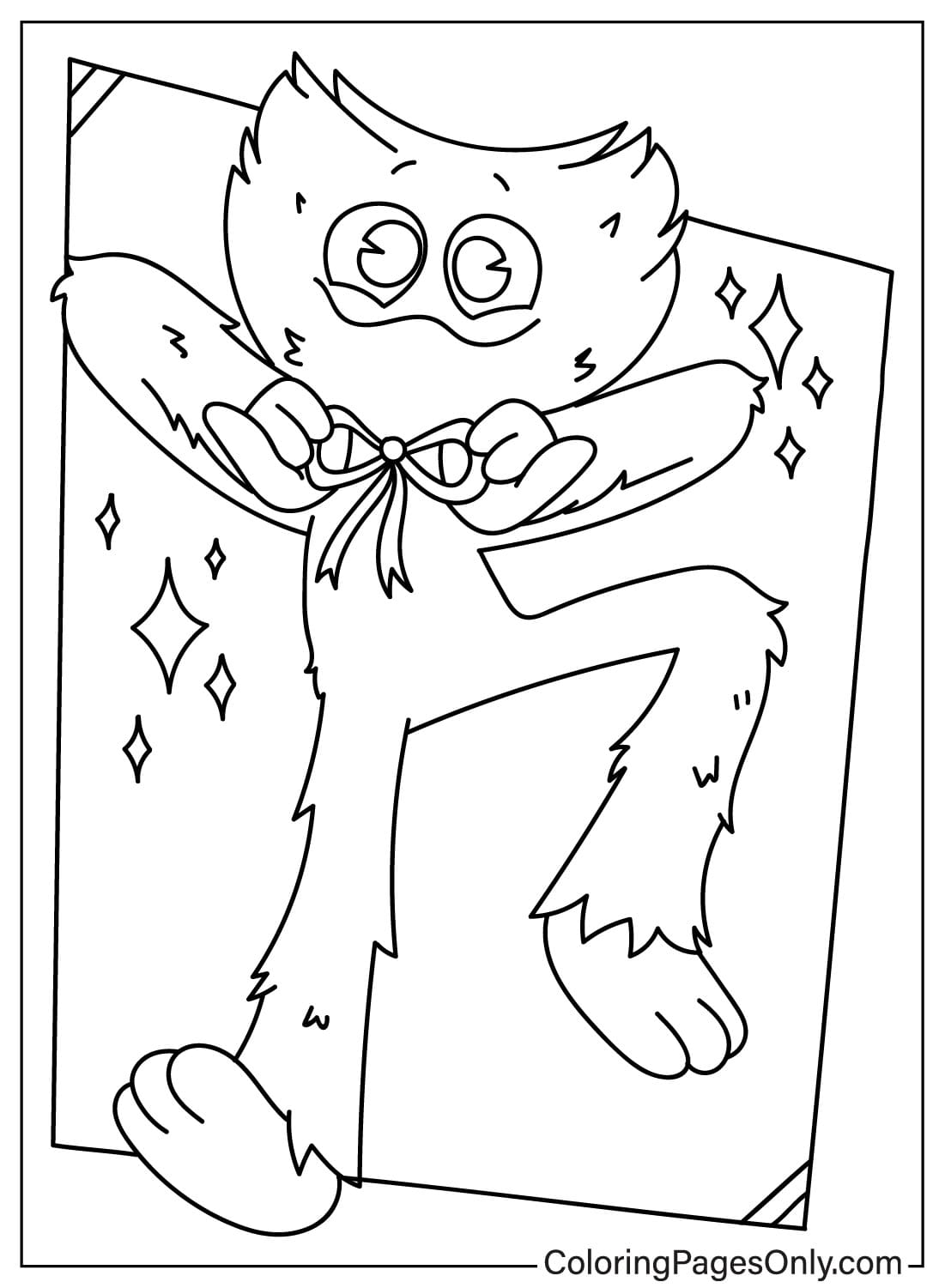 150+ Huggy Wuggy Coloring Pages FREE Printable 138