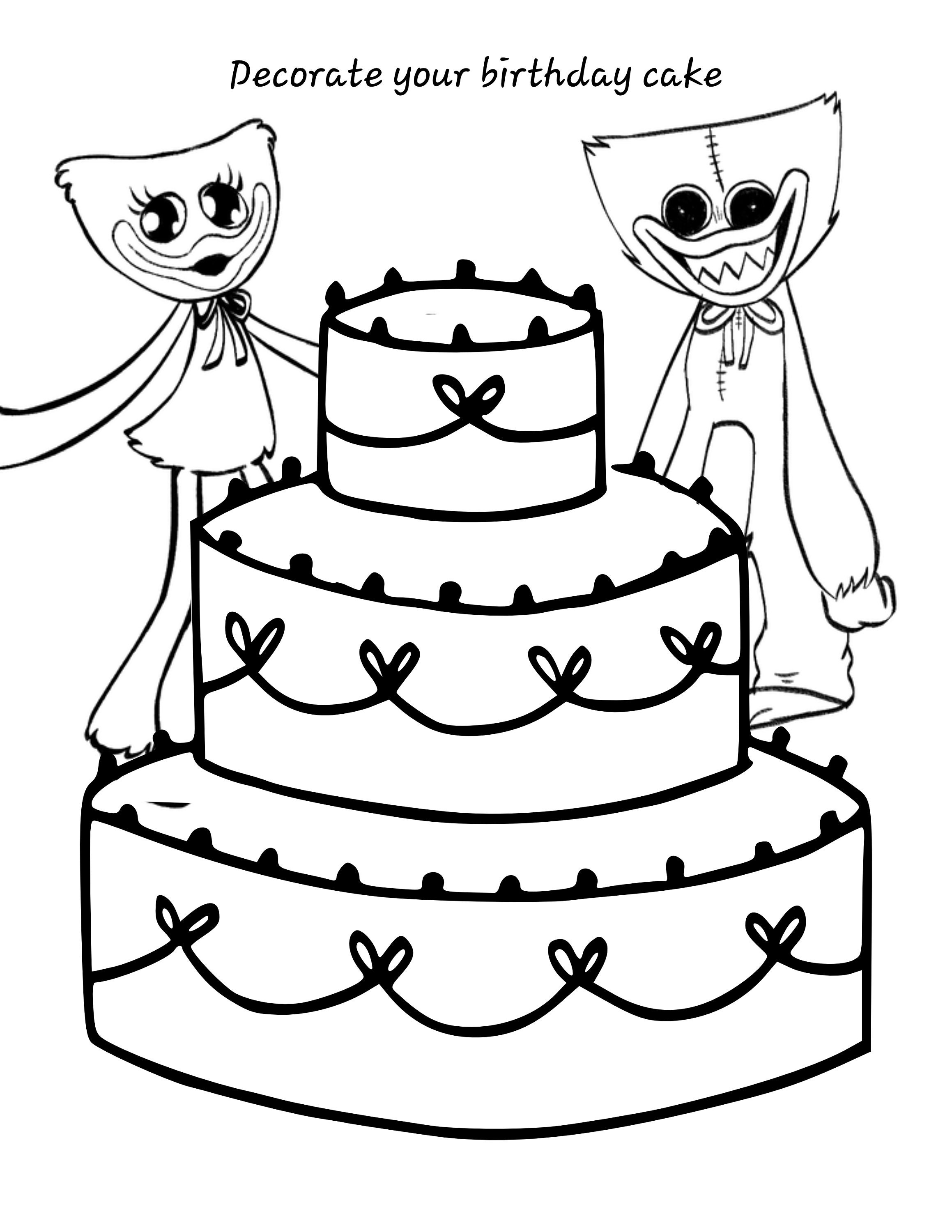 150+ Huggy Wuggy Coloring Pages FREE Printable 154