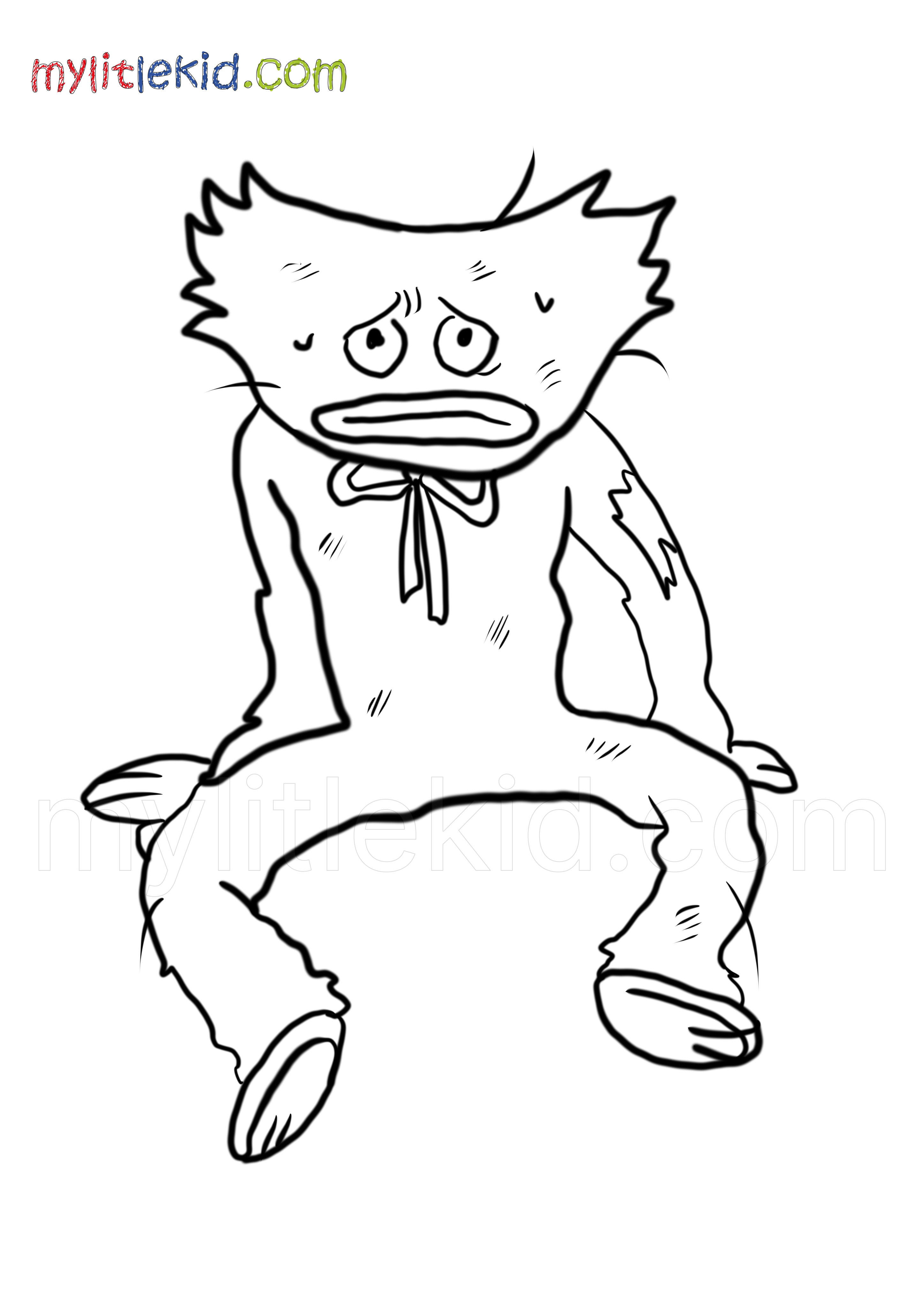 150+ Huggy Wuggy Coloring Pages FREE Printable 158