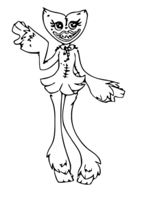 150+ Huggy Wuggy Coloring Pages FREE Printable 2