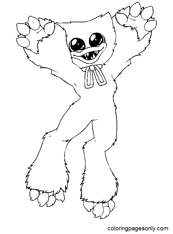 150+ Huggy Wuggy Coloring Pages FREE Printable 36