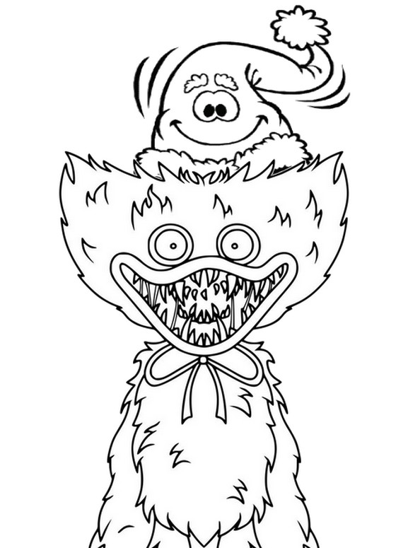 150+ Huggy Wuggy Coloring Pages FREE Printable 40