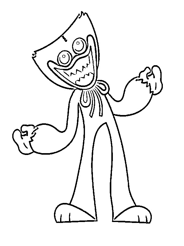 150+ Huggy Wuggy Coloring Pages FREE Printable 52