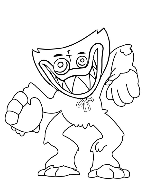 150+ Huggy Wuggy Coloring Pages FREE Printable 53