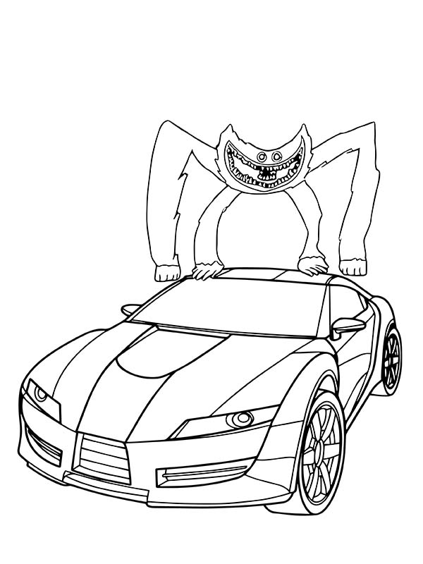 150+ Huggy Wuggy Coloring Pages FREE Printable 54