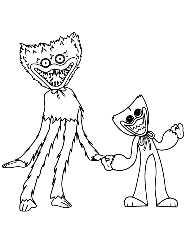 150+ Huggy Wuggy Coloring Pages FREE Printable 58