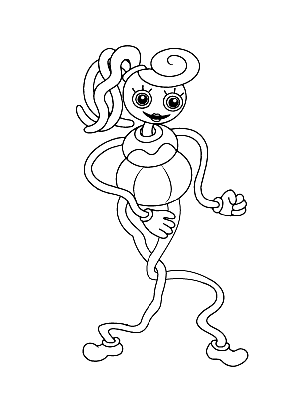 150+ Huggy Wuggy Coloring Pages FREE Printable 60