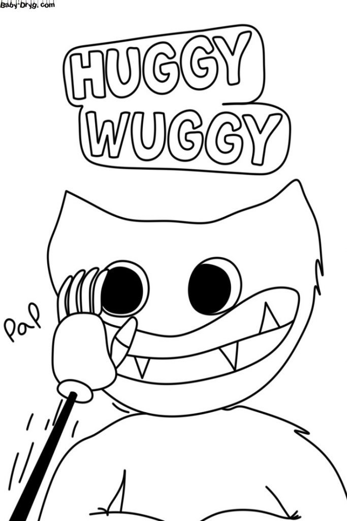 150+ Huggy Wuggy Coloring Pages FREE Printable 66