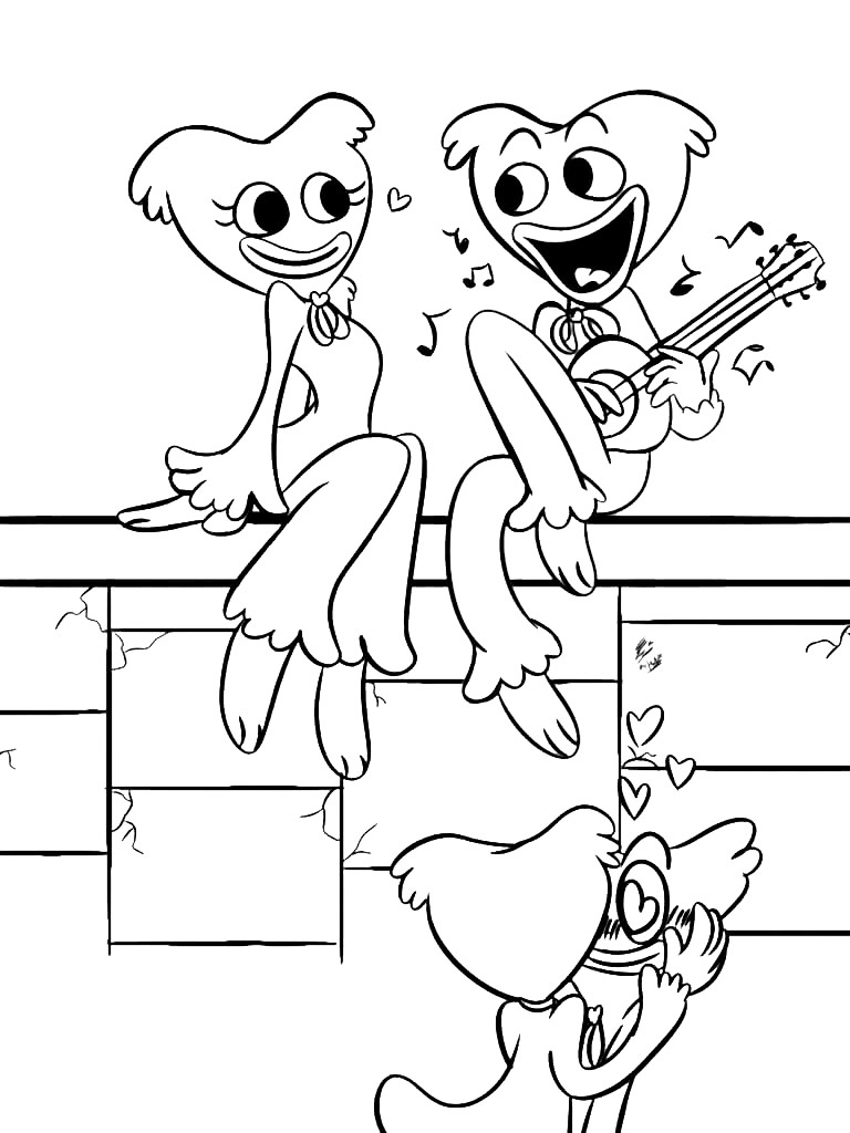 150+ Huggy Wuggy Coloring Pages FREE Printable 72