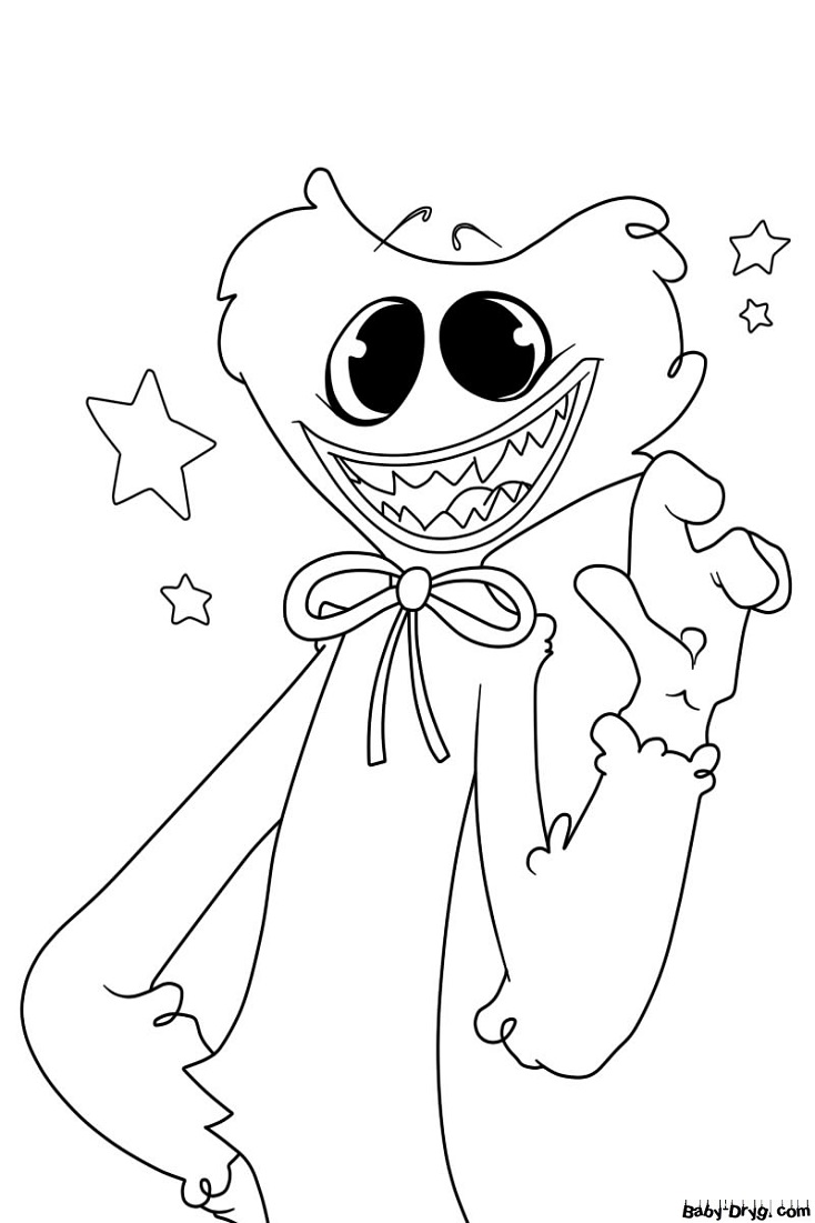 150+ Huggy Wuggy Coloring Pages FREE Printable 76