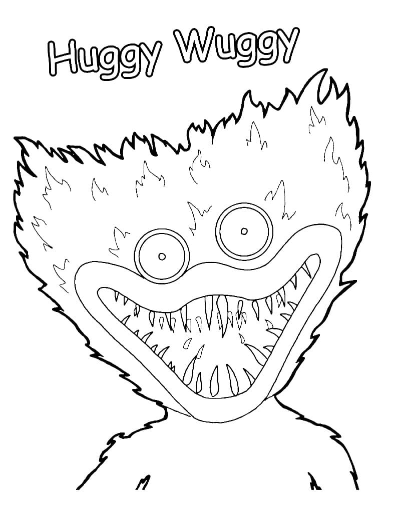 150+ Huggy Wuggy Coloring Pages FREE Printable 85