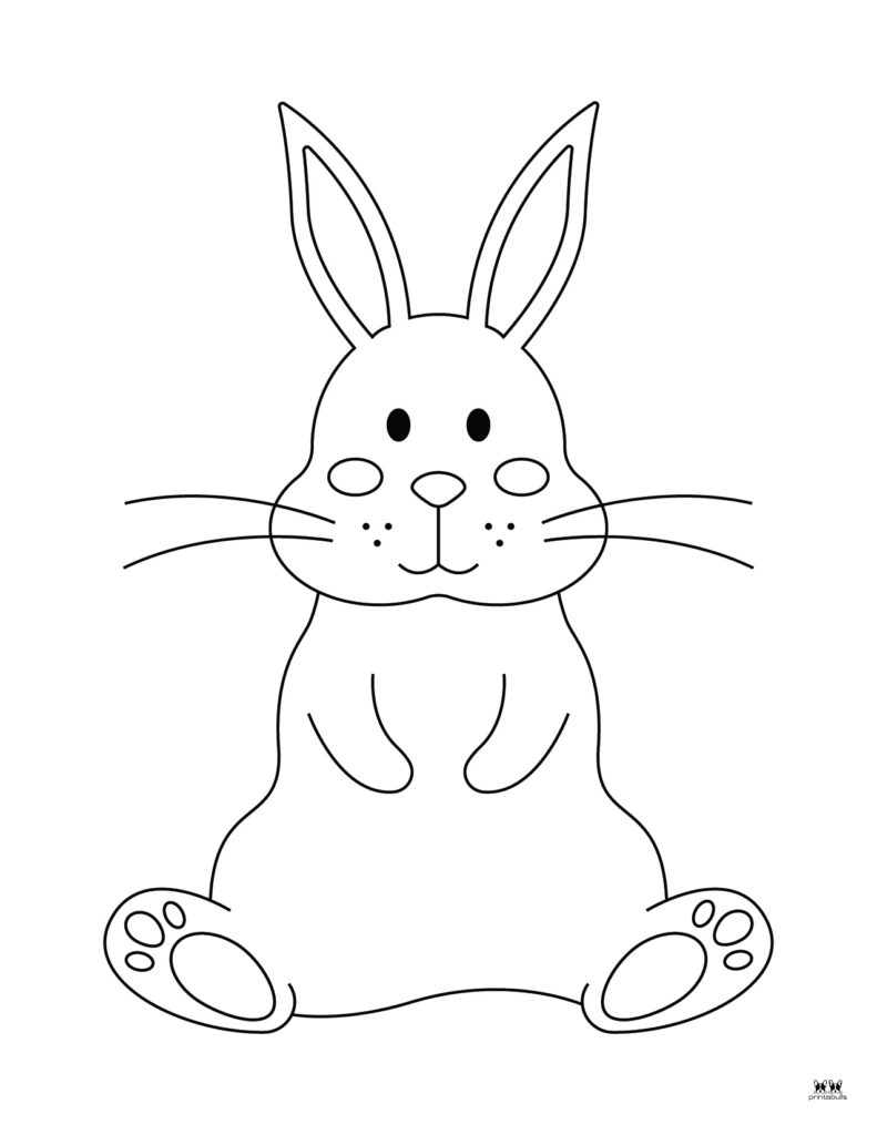 152+ Bunny Ear Coloring Pages Printable 102