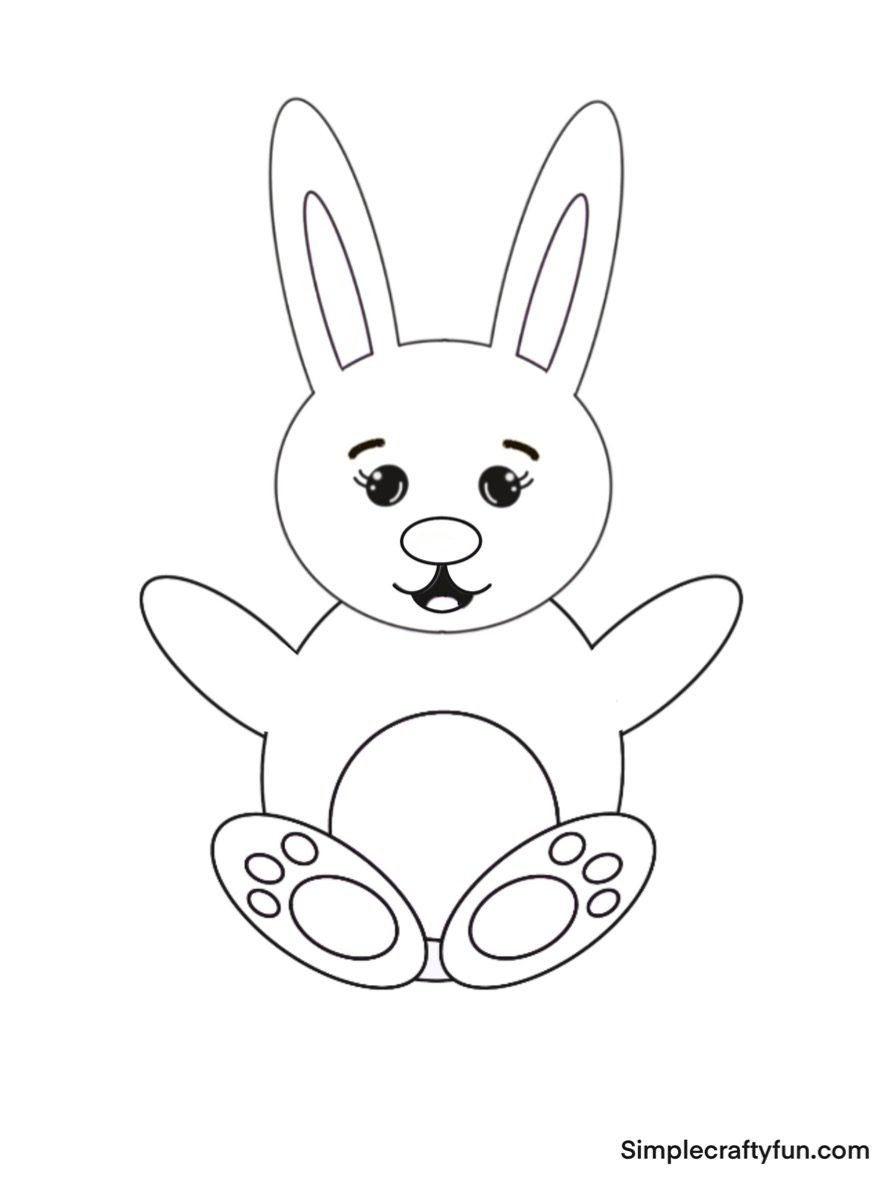 152+ Bunny Ear Coloring Pages Printable 114