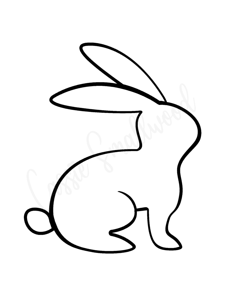 152+ Bunny Ear Coloring Pages Printable 124