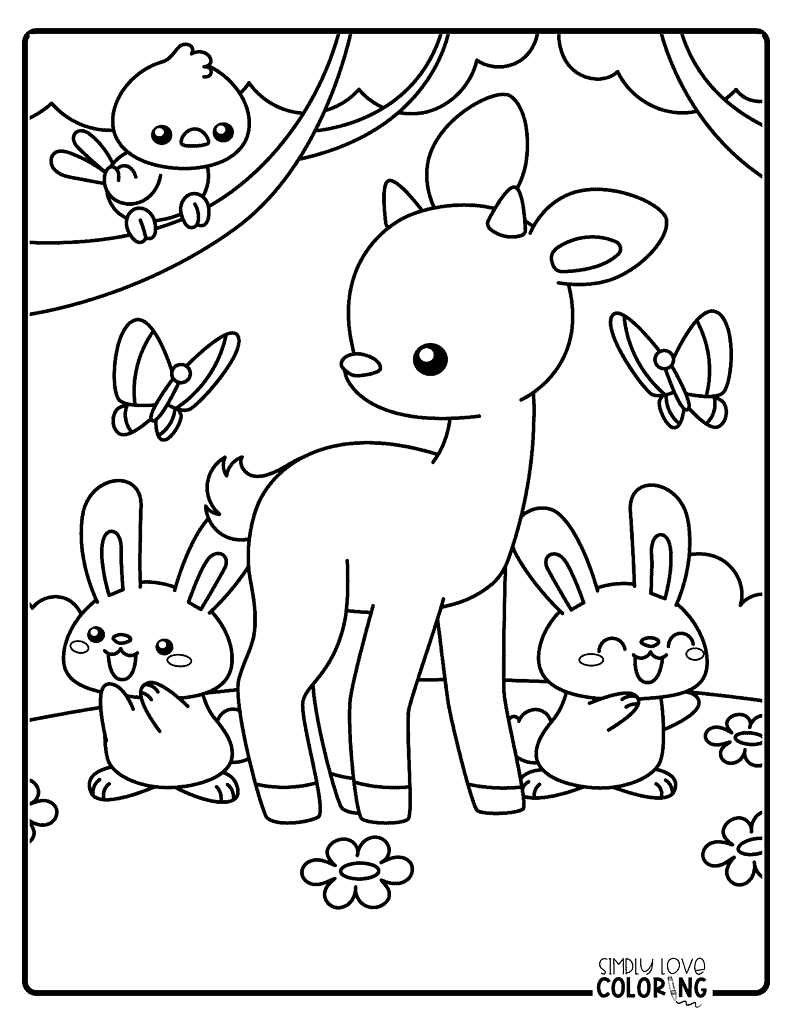 152+ Bunny Ear Coloring Pages Printable 126