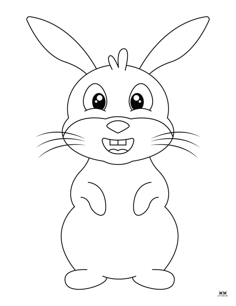 152+ Bunny Ear Coloring Pages Printable 136