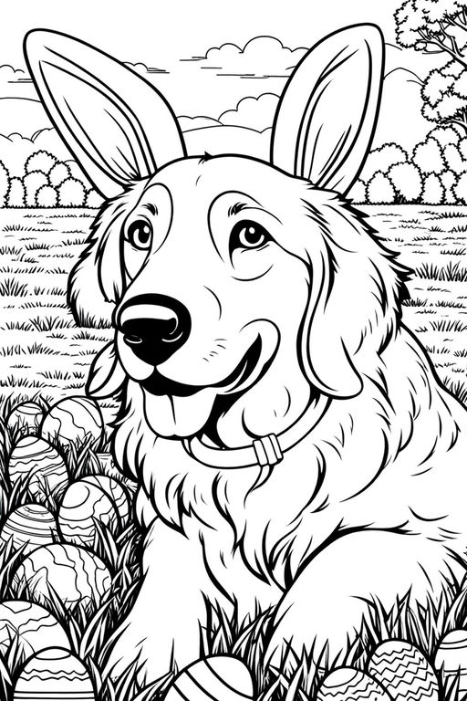 152+ Bunny Ear Coloring Pages Printable 138