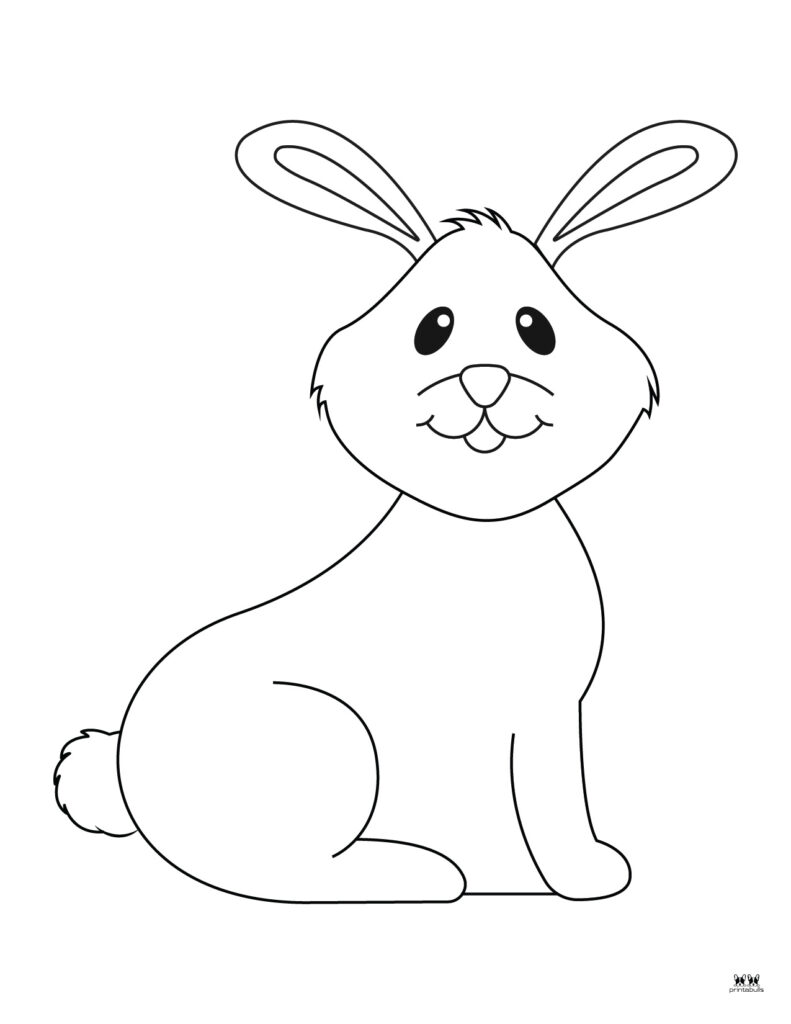 152+ Bunny Ear Coloring Pages Printable 142