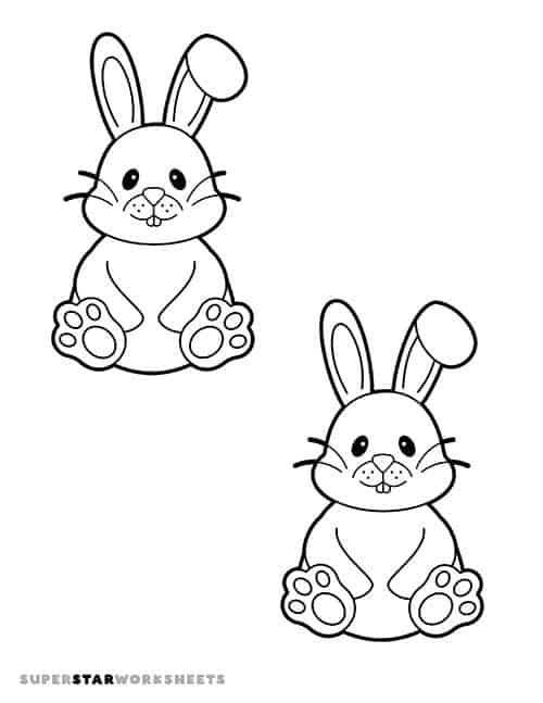 152+ Bunny Ear Coloring Pages Printable 147