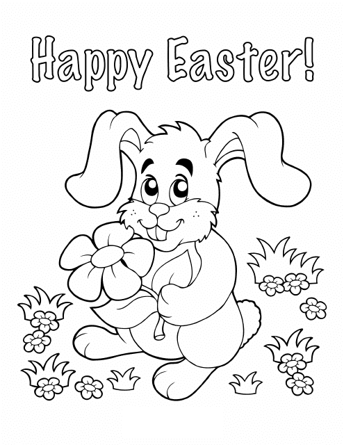 152+ Bunny Ear Coloring Pages Printable 152