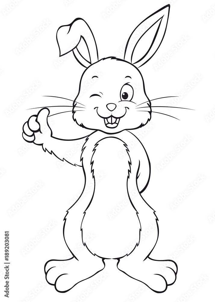 152+ Bunny Ear Coloring Pages Printable 18