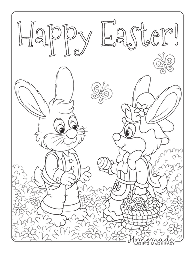 152+ Bunny Ear Coloring Pages Printable 20