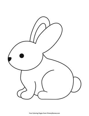 152+ Bunny Ear Coloring Pages Printable 24