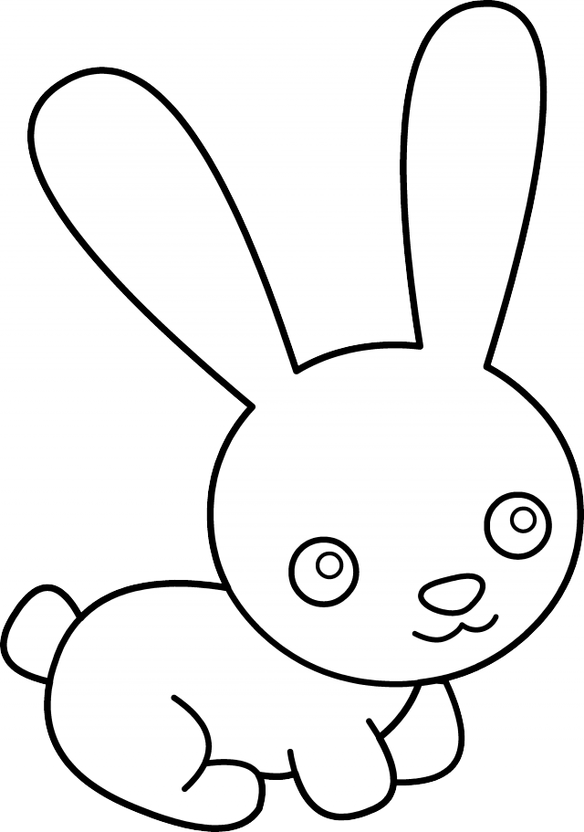 152+ Bunny Ear Coloring Pages Printable 26