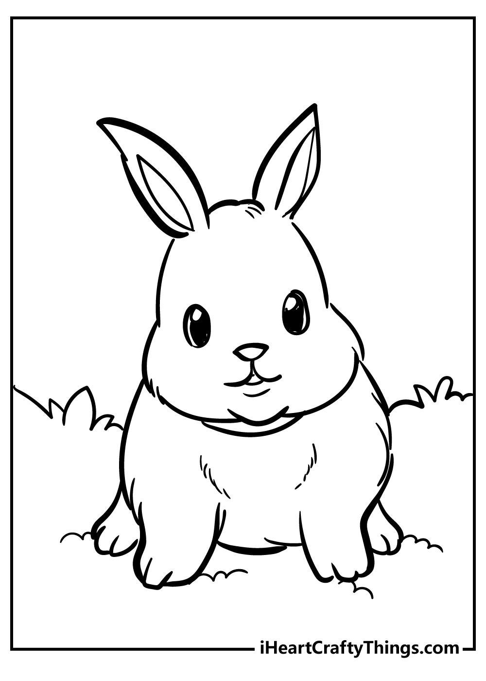 152+ Bunny Ear Coloring Pages Printable 27