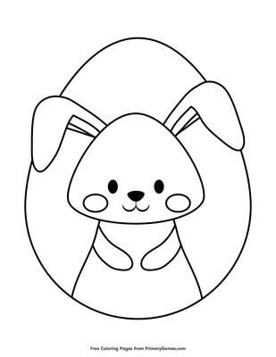 152+ Bunny Ear Coloring Pages Printable 34