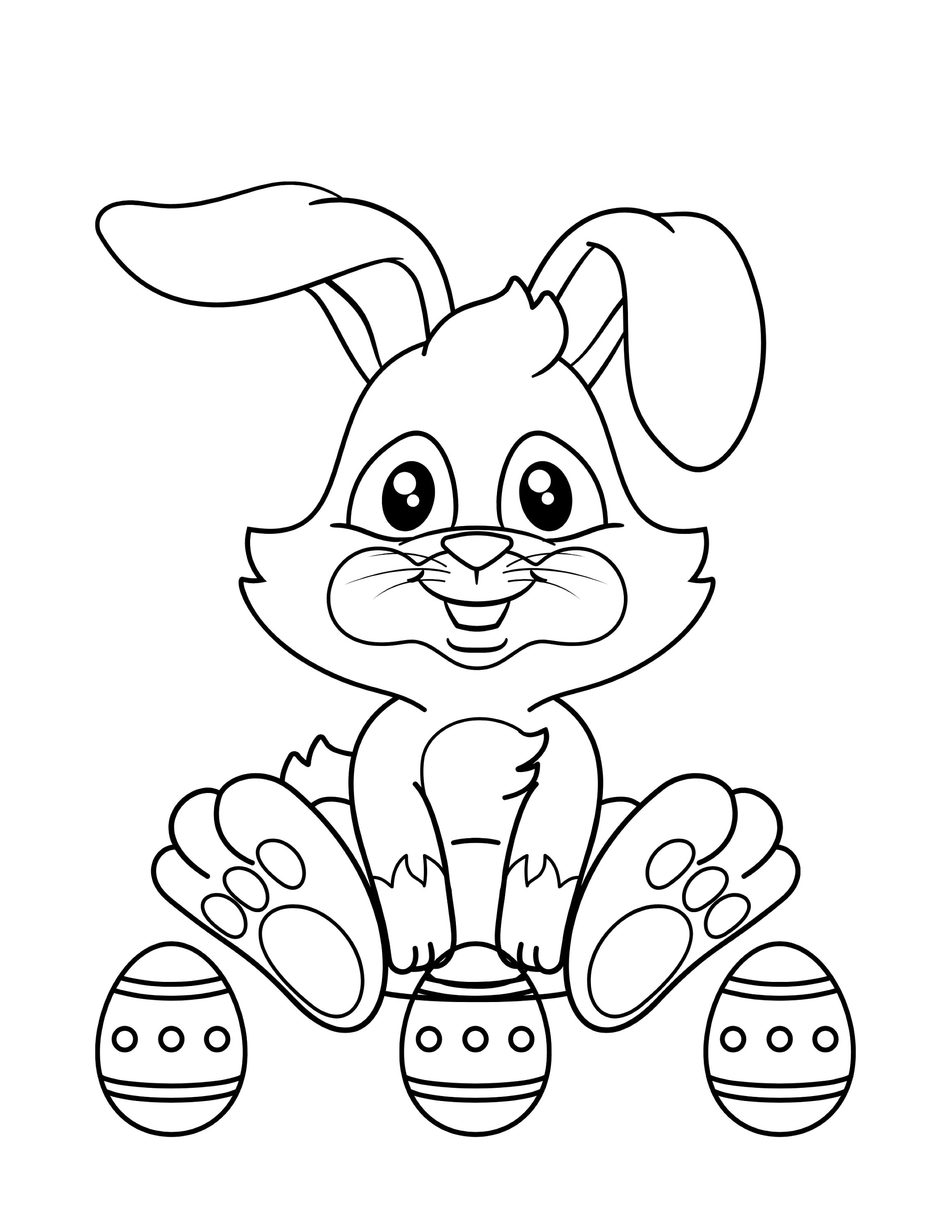 152+ Bunny Ear Coloring Pages Printable 37