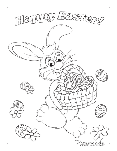 152+ Bunny Ear Coloring Pages Printable 38