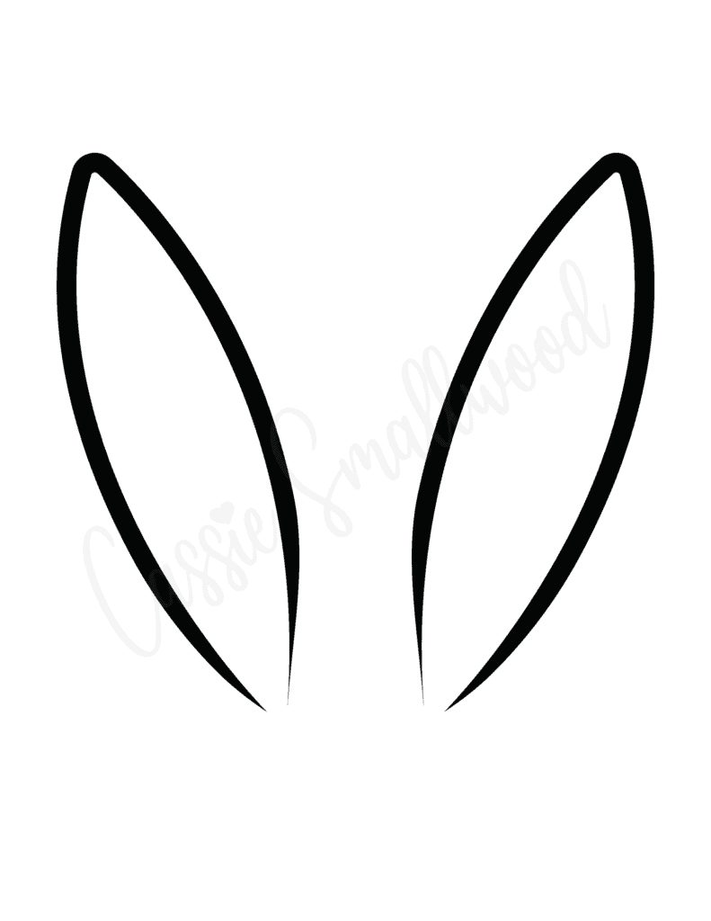 152+ Bunny Ear Coloring Pages Printable 43