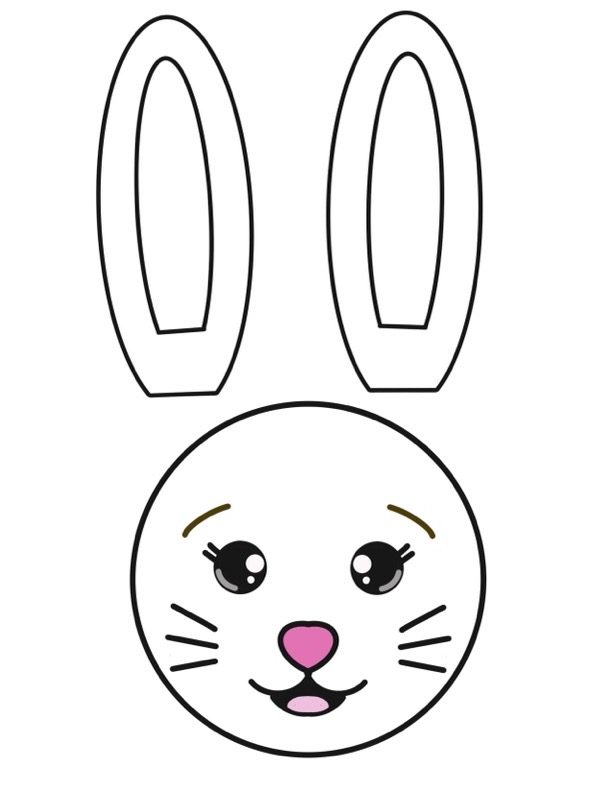 152+ Bunny Ear Coloring Pages Printable 50