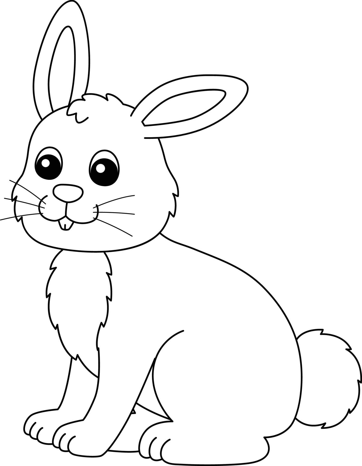 152+ Bunny Ear Coloring Pages Printable 56