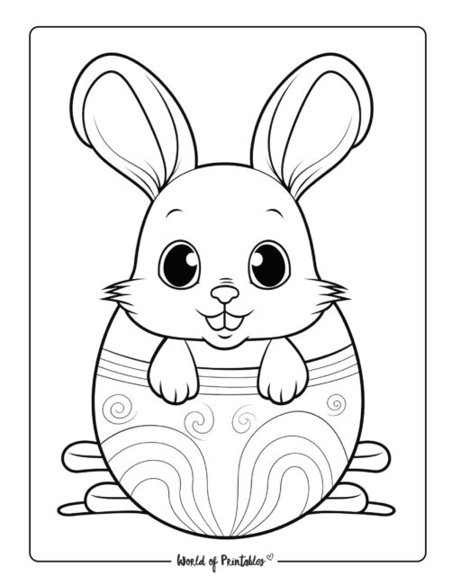 152+ Bunny Ear Coloring Pages Printable 71