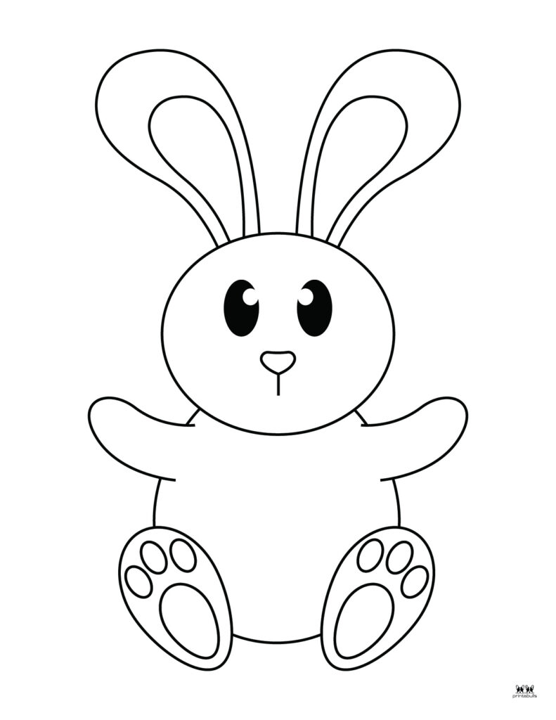 152+ Bunny Ear Coloring Pages Printable 94