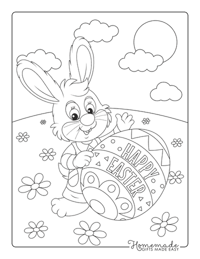 152+ Bunny Ear Coloring Pages Printable 97