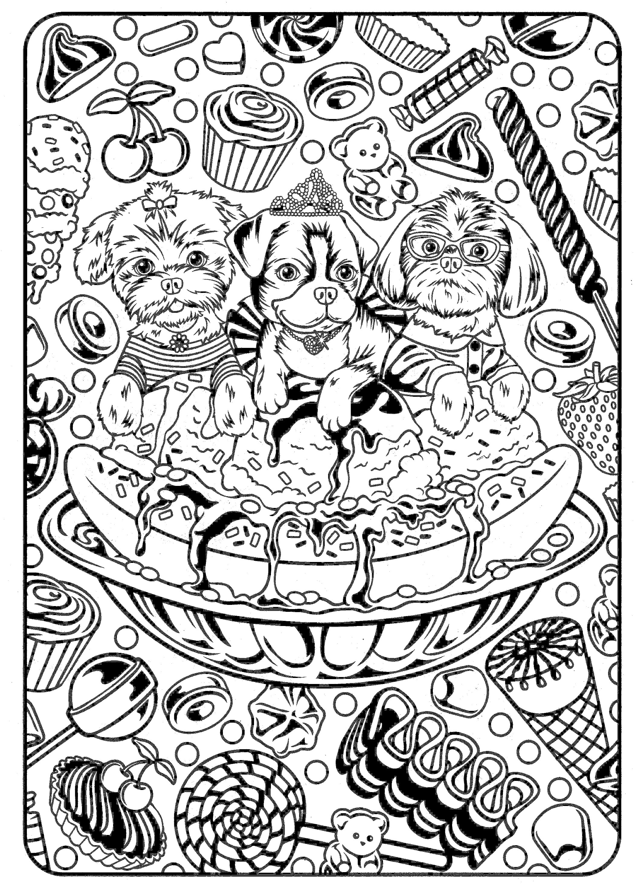 159 Coloring Pages with a Lot of Detail Printable 124