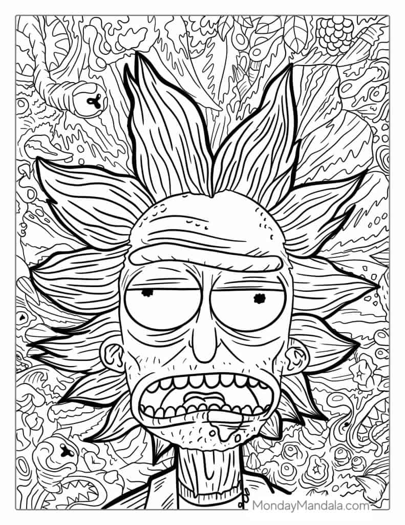 159 Coloring Pages with a Lot of Detail Printable 147