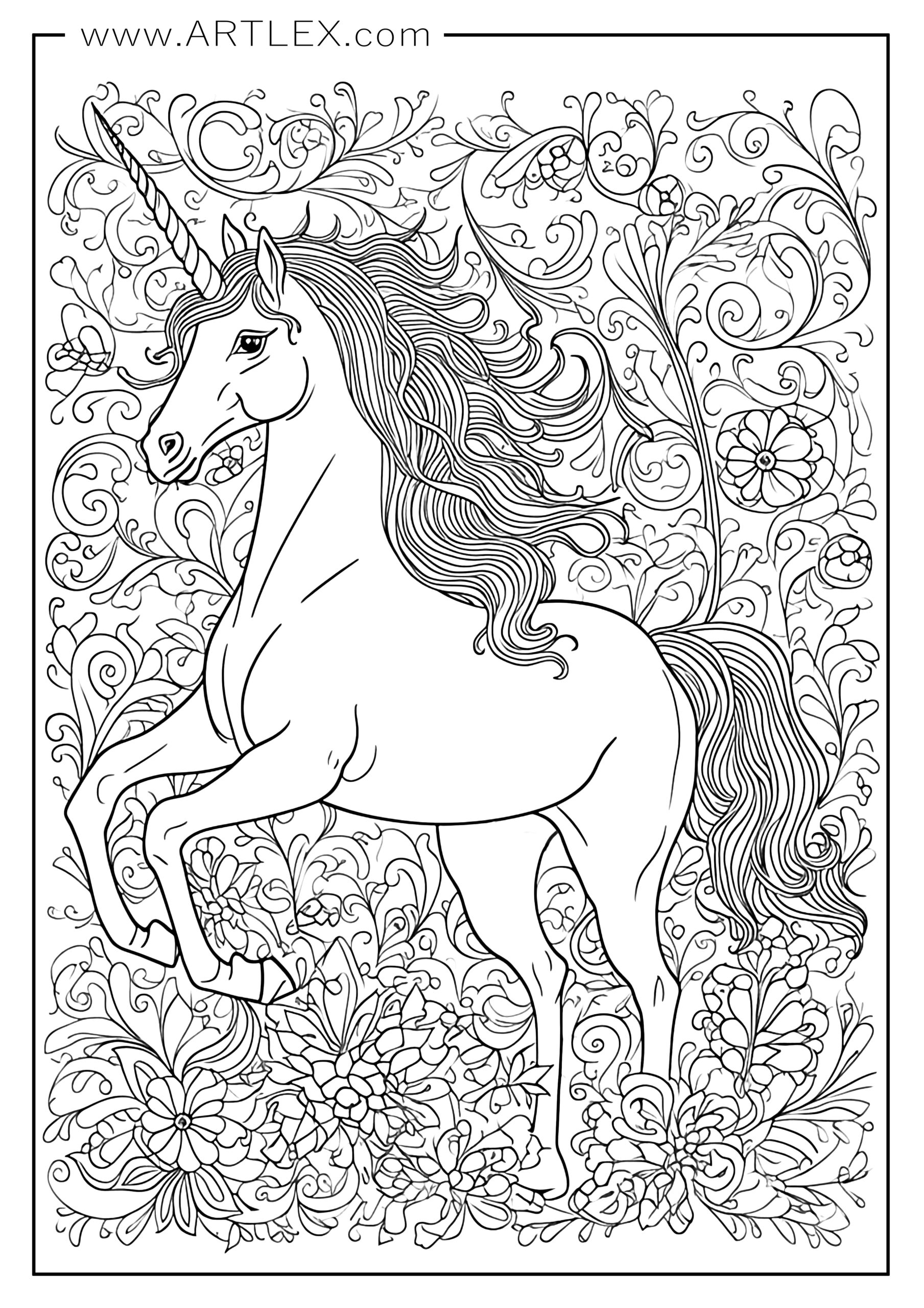 159 Coloring Pages with a Lot of Detail Printable 151