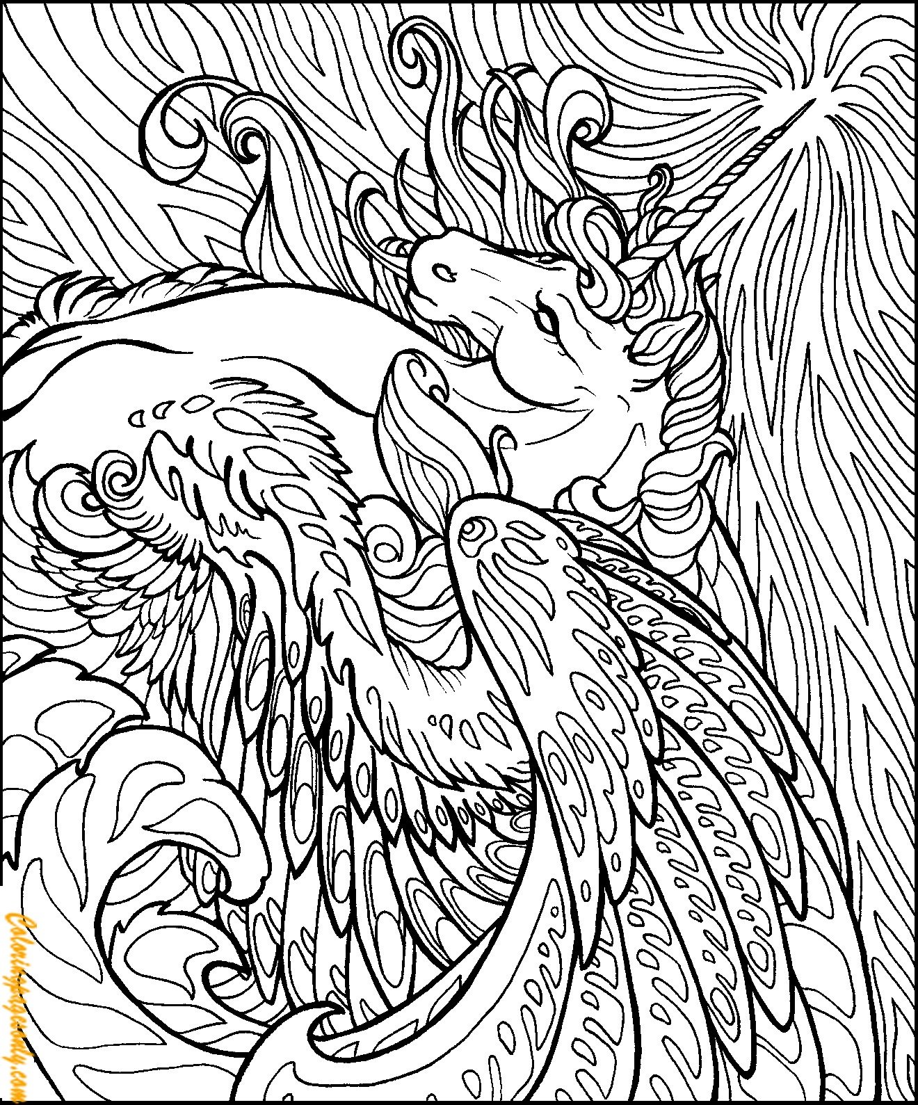 159 Coloring Pages with a Lot of Detail Printable 18