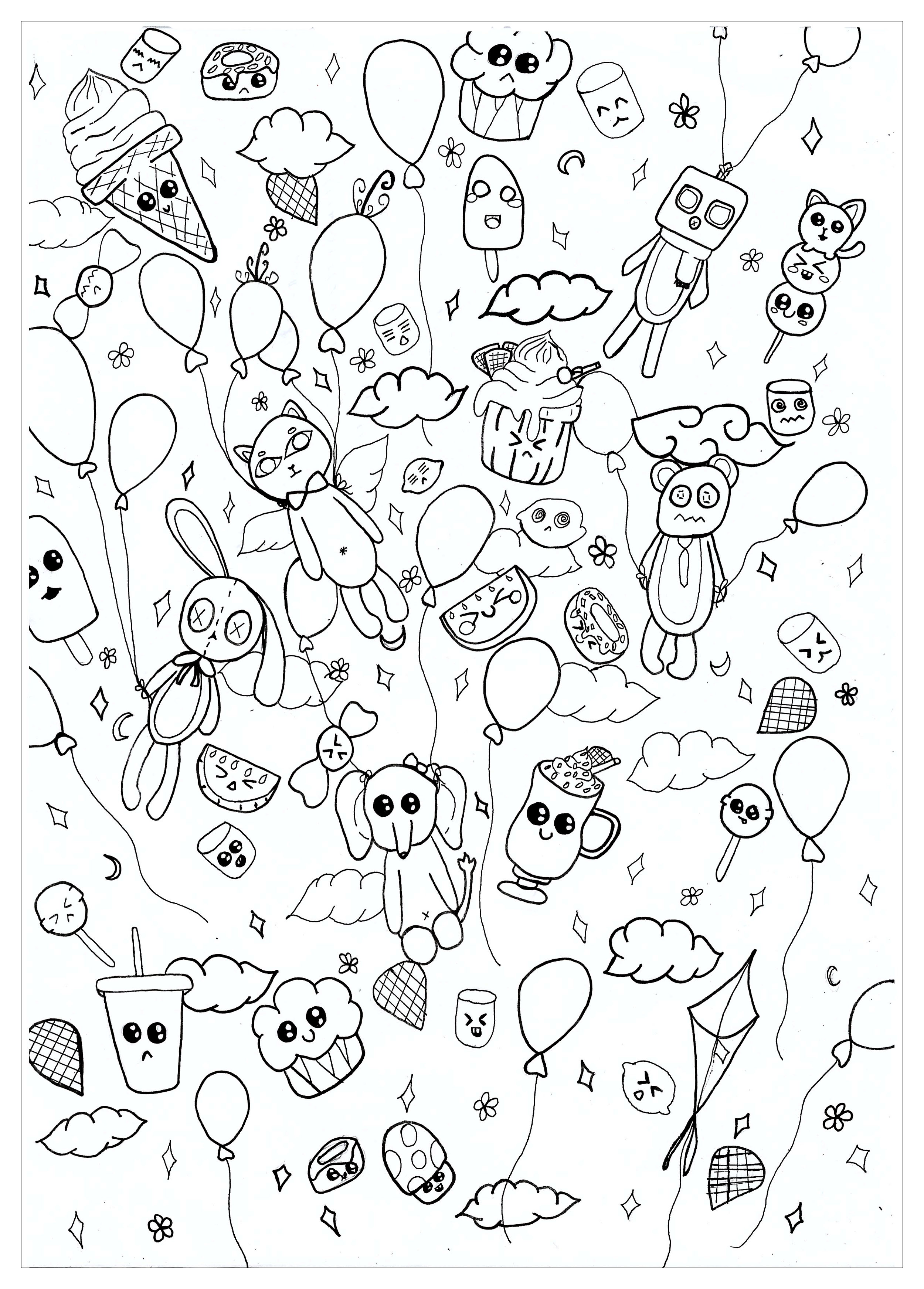 159 Coloring Pages with a Lot of Detail Printable 37