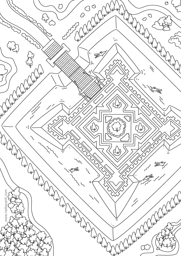 159 Coloring Pages with a Lot of Detail Printable 41