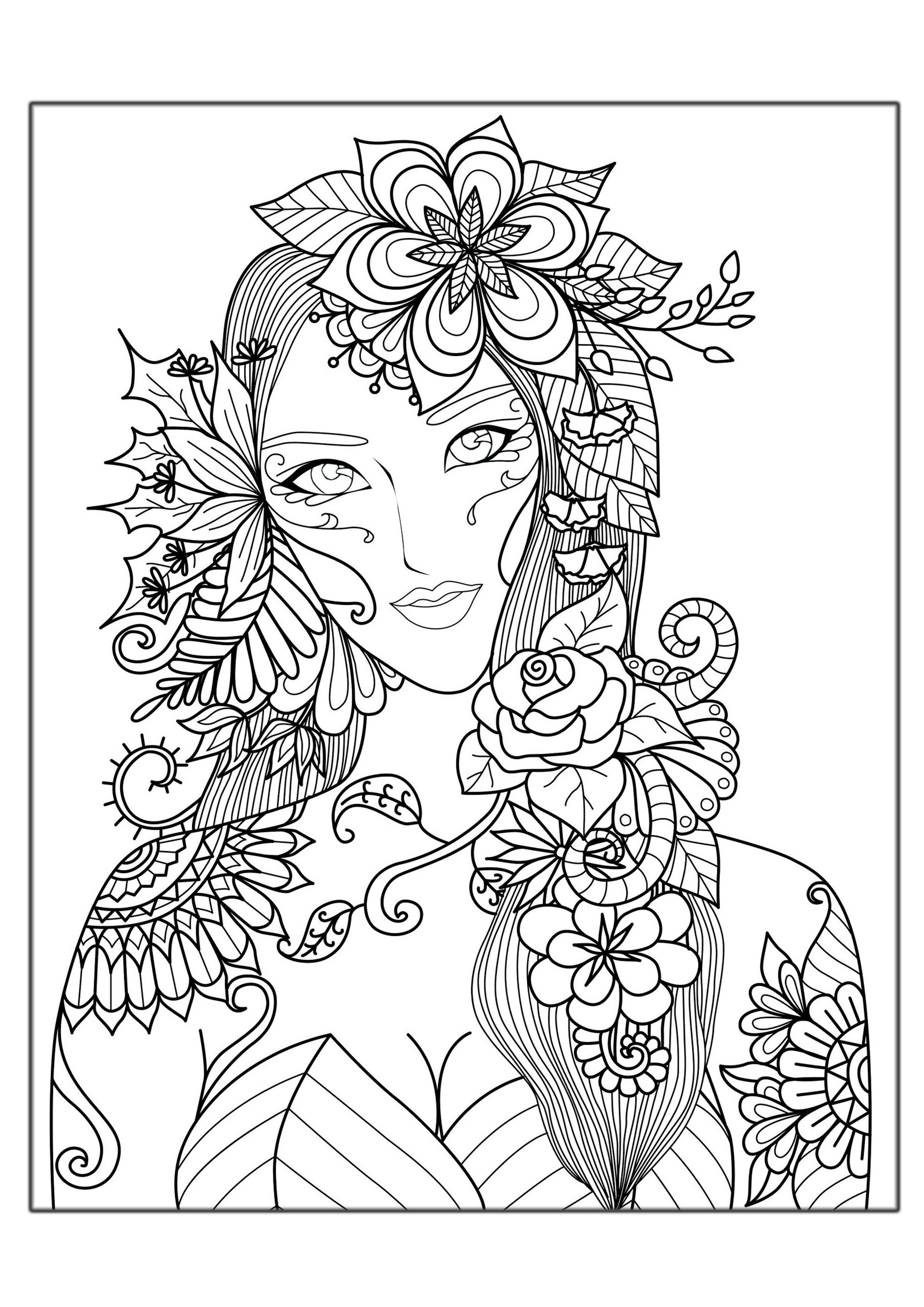 159 Coloring Pages with a Lot of Detail Printable 42