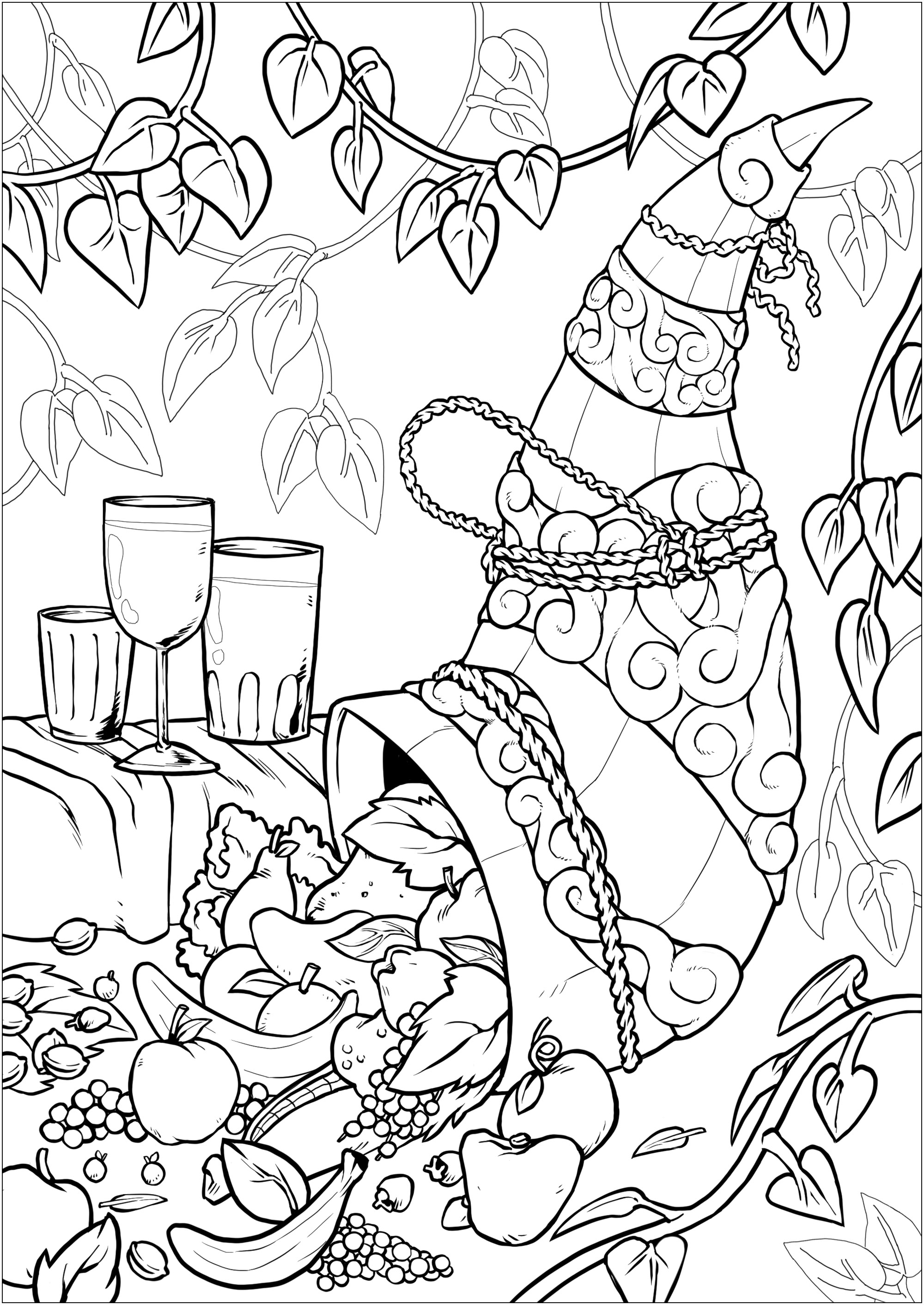 159 Coloring Pages with a Lot of Detail Printable 5