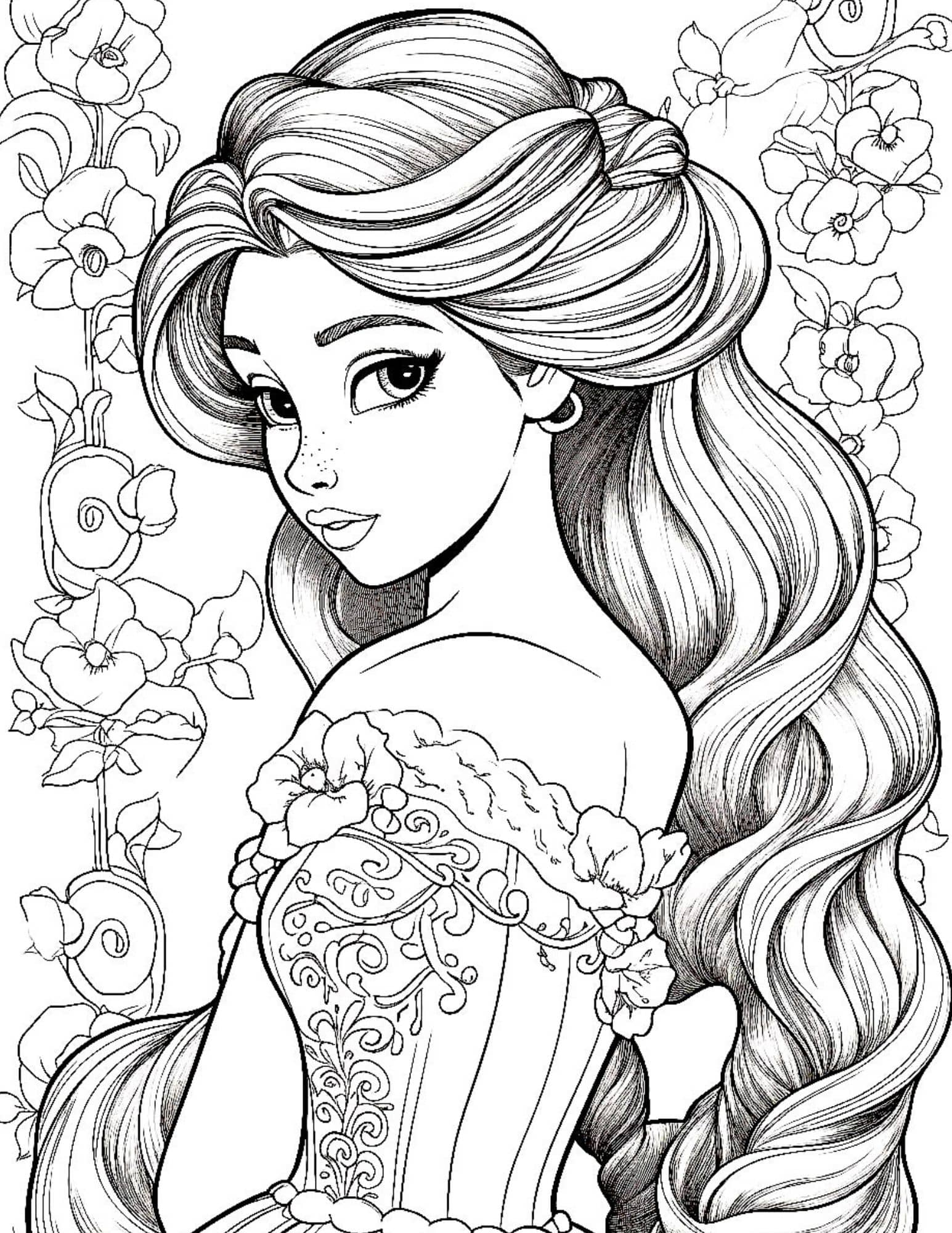 159 Coloring Pages with a Lot of Detail Printable 53