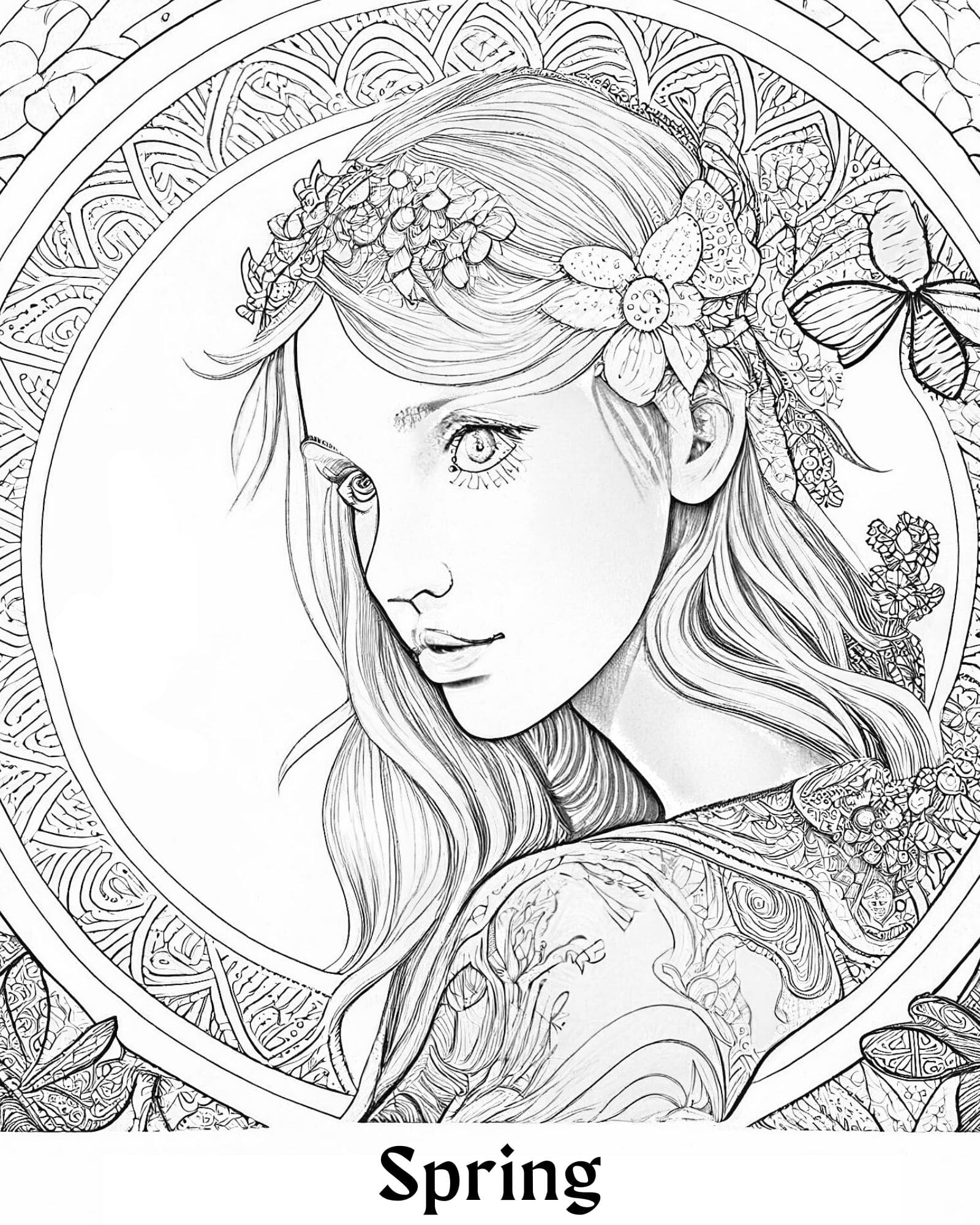 159 Coloring Pages with a Lot of Detail Printable 92