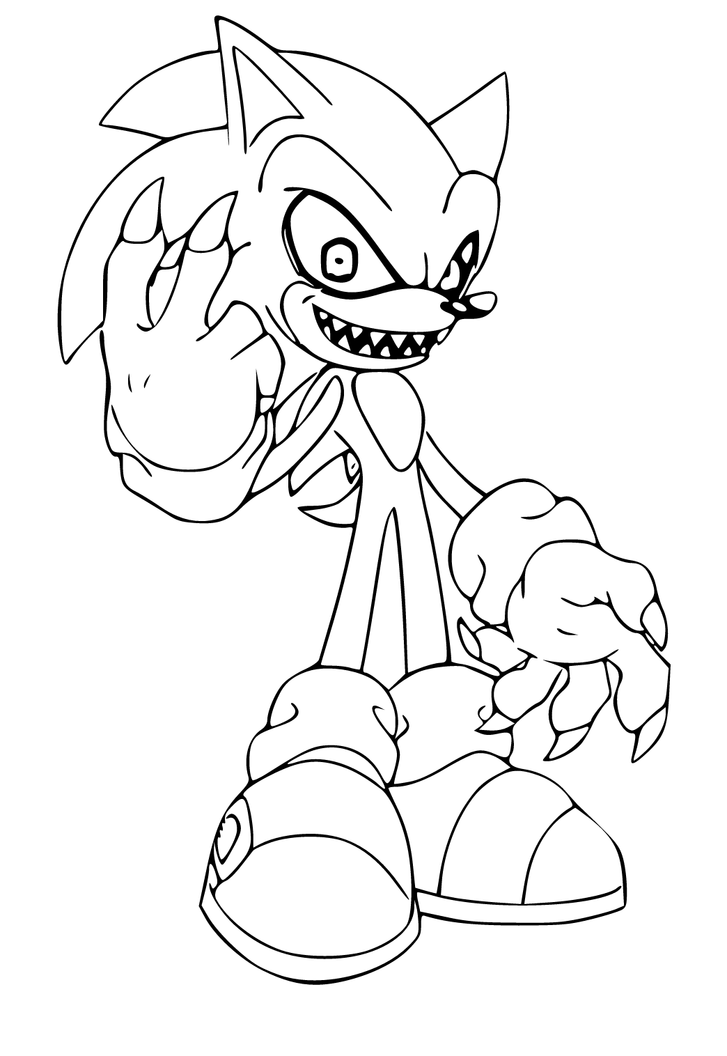 160+ Shadow Sonic Coloring Pages for Sonic Fans 100