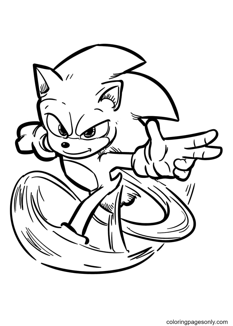 160+ Shadow Sonic Coloring Pages for Sonic Fans 102